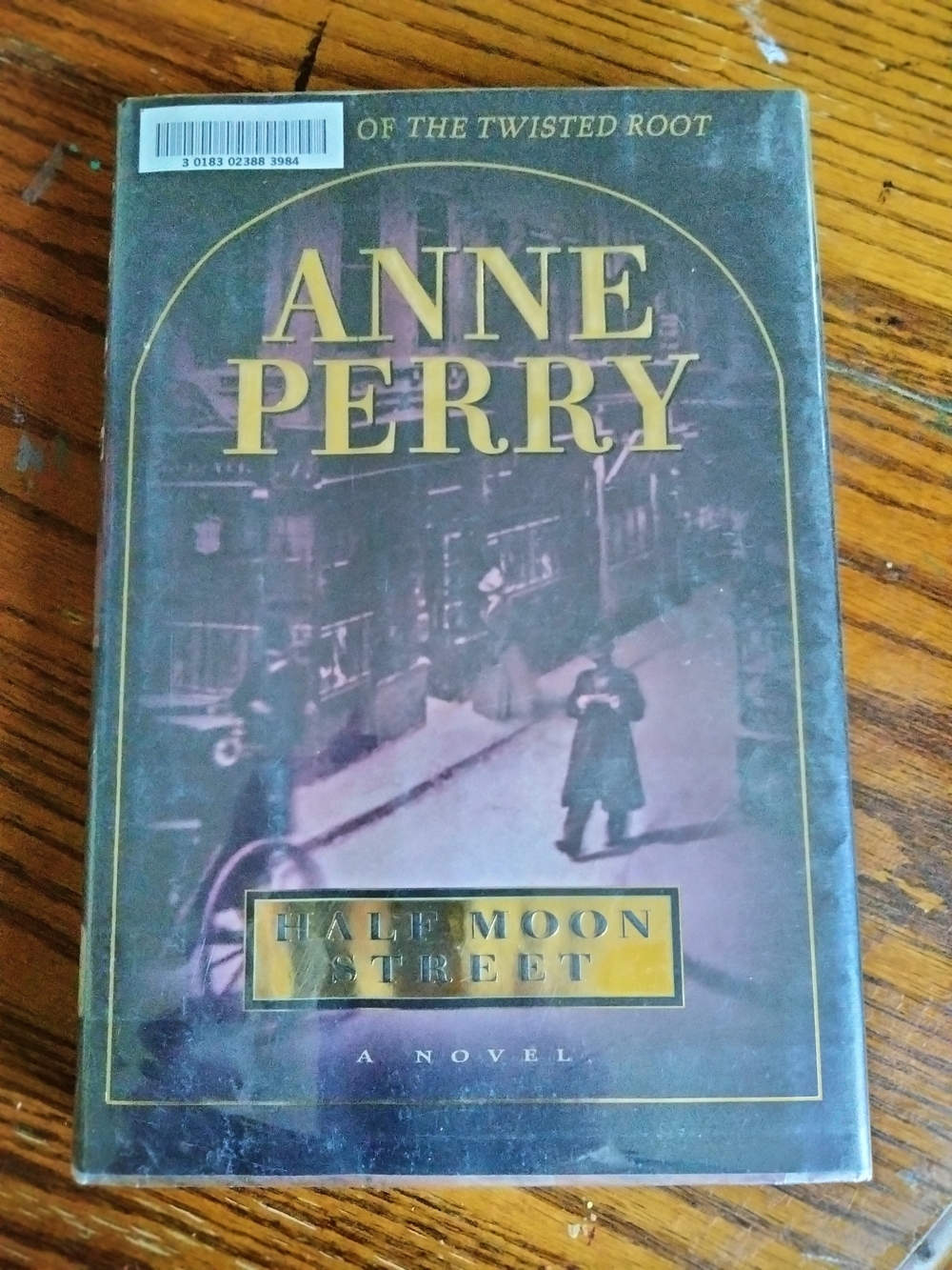 1st Edition, Half Moon Street, Hardcover by Anne Perry, Ex Library Edition